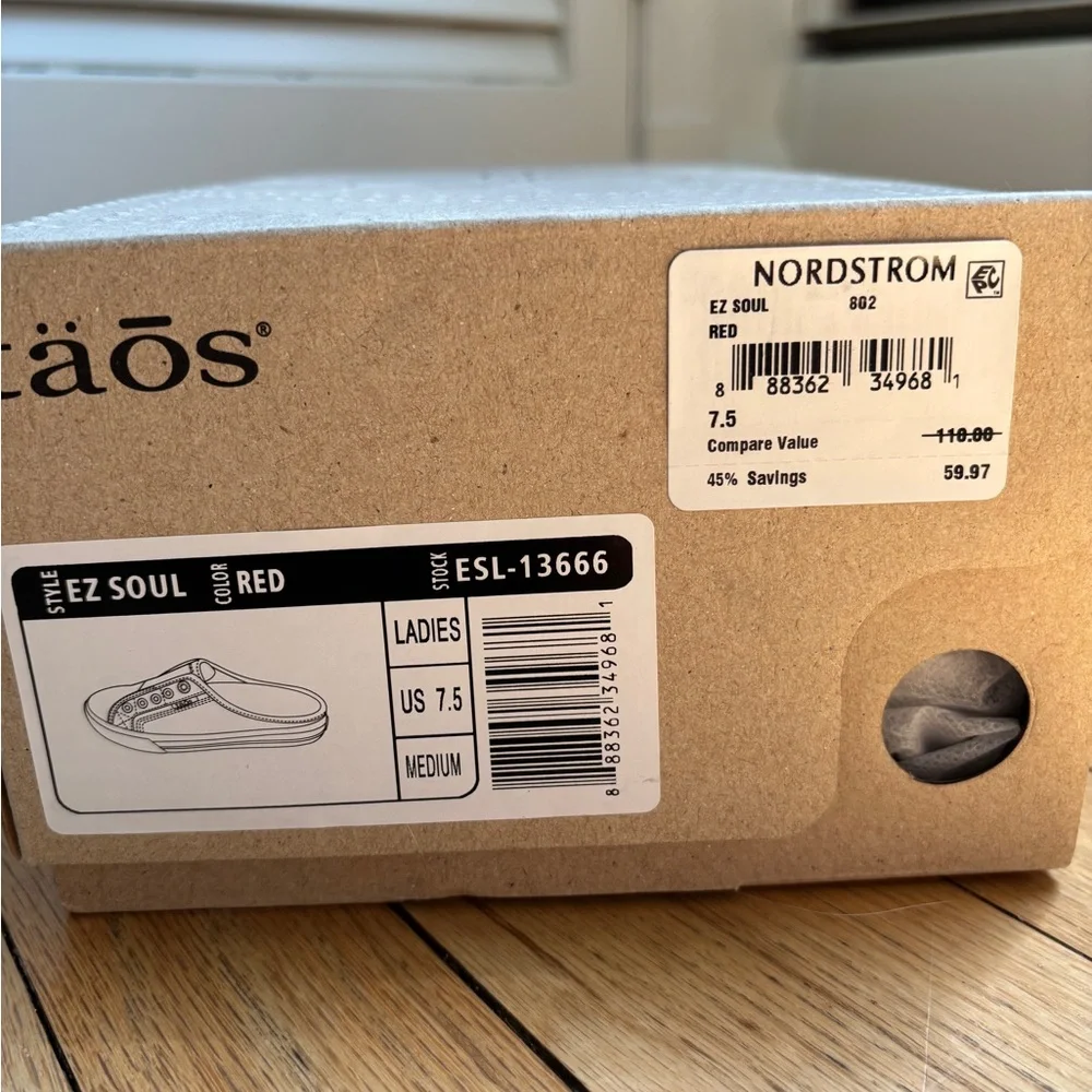 NIB Taos Canvas EZ Soul Slide Sneakers 7.5 - Picture 10 of 12